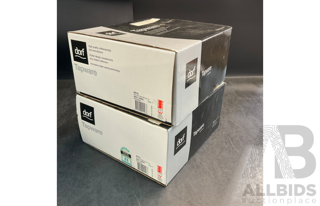 DORF Epic Basin Mixer - Chrome - Lot of 2 - ORP $798