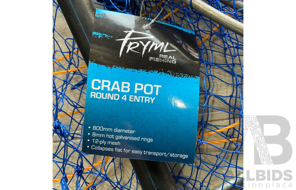 Large Lot of Mixed Fishing Gear - Crab Pot, Lures, Reels and More