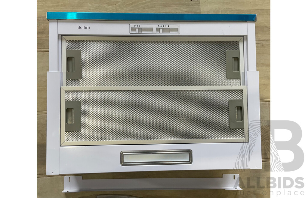 Bellini 60cm Recirculating Slide Out Rangehood BR603FRW2-F