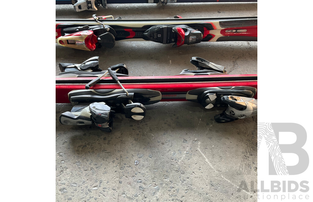 SALOMON Equipe 10 ,KASTLE FW1,Rossignol Zenith Z6 Oversize Ski Board and Salomon Ski Boots Size 26