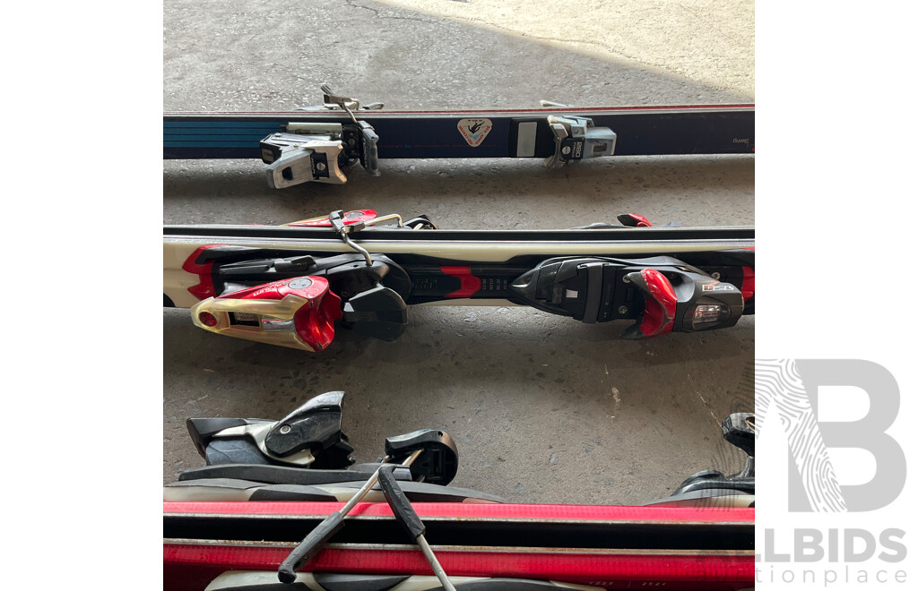 SALOMON Equipe 10 ,KASTLE FW1,Rossignol Zenith Z6 Oversize Ski Board and Salomon Ski Boots Size 26