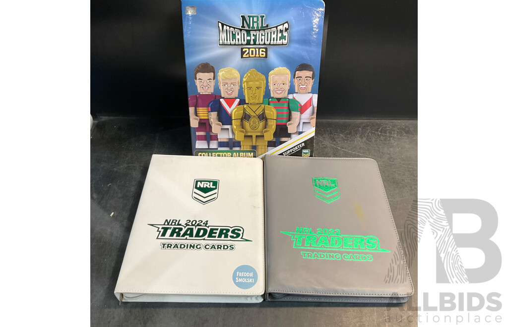 Collection of NRL Trading Cards & Micro Figures