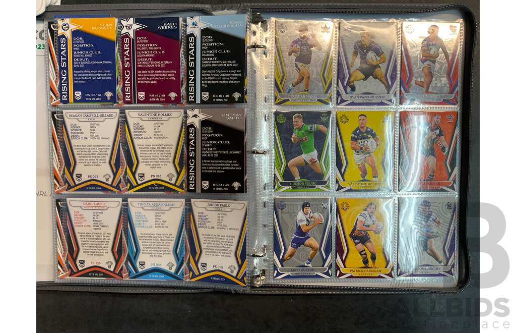 Collection of NRL Trading Cards & Micro Figures