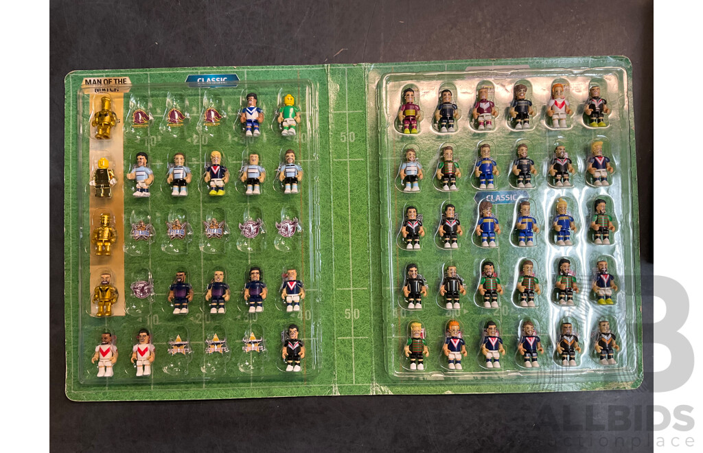Collection of NRL Trading Cards & Micro Figures