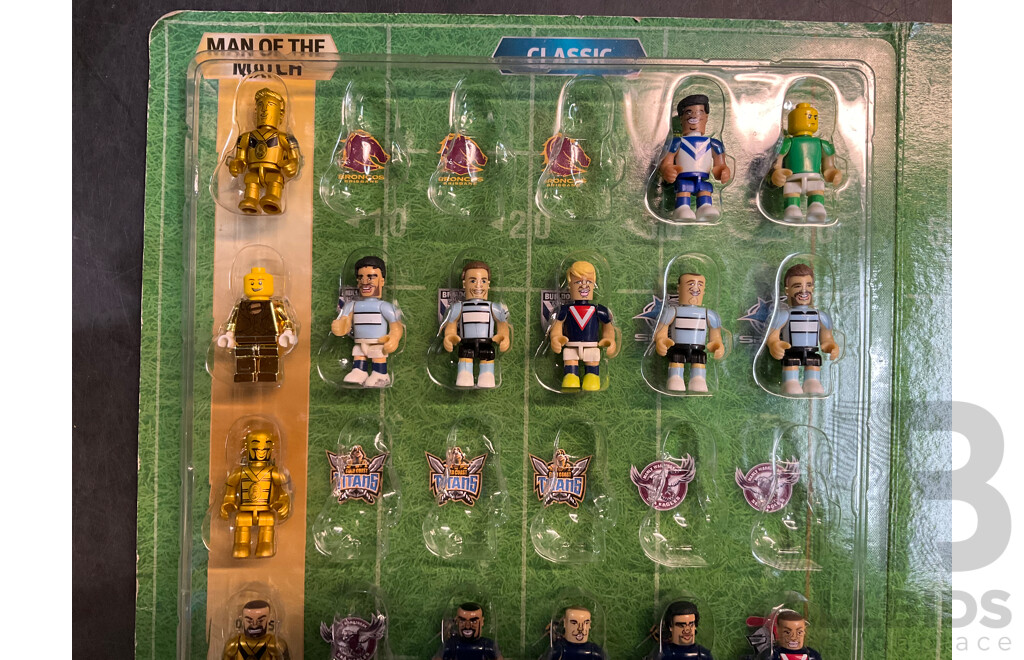 Collection of NRL Trading Cards & Micro Figures