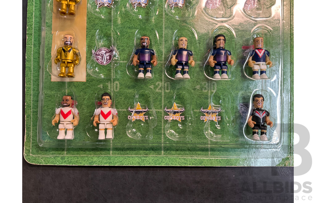 Collection of NRL Trading Cards & Micro Figures