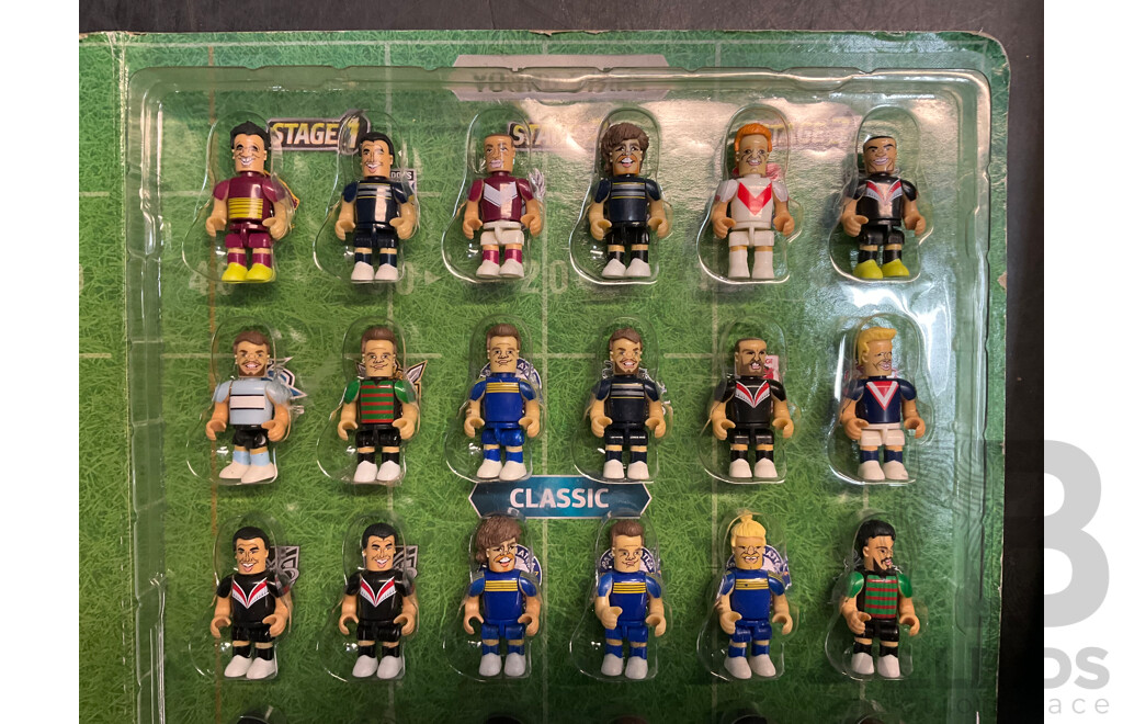 Collection of NRL Trading Cards & Micro Figures