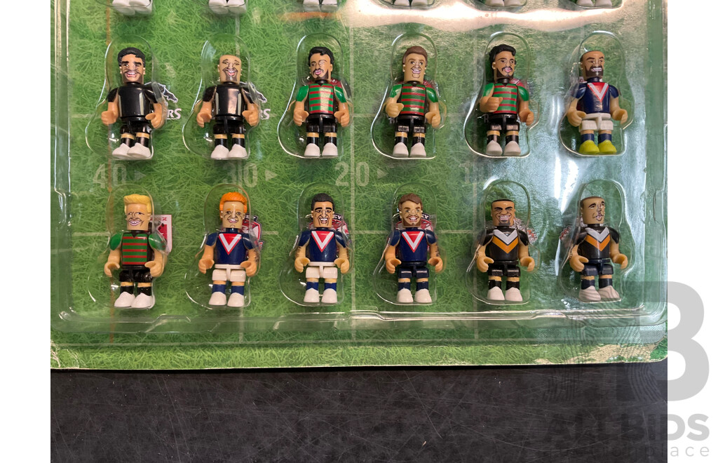 Collection of NRL Trading Cards & Micro Figures