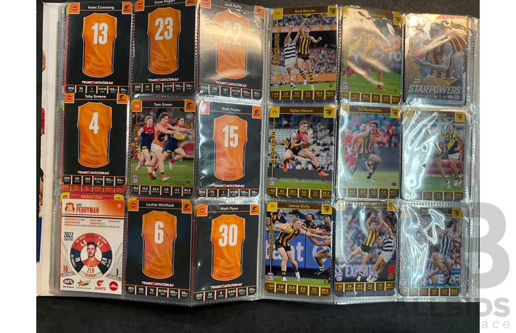 Collection of AFL Trading Cards & Basketball Trading Cards