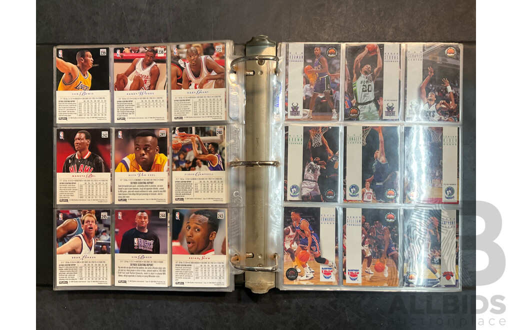 Collection of AFL Trading Cards & Basketball Trading Cards