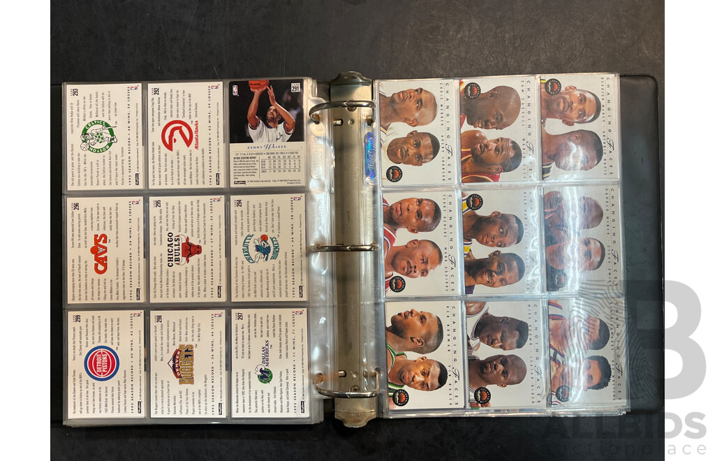 Collection of AFL Trading Cards & Basketball Trading Cards