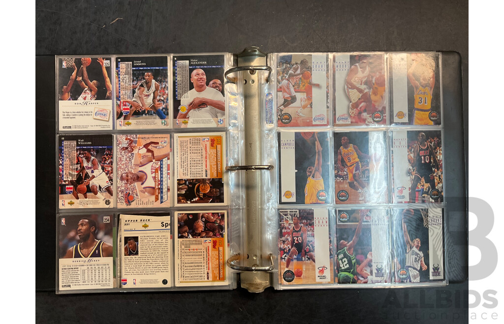 Collection of AFL Trading Cards & Basketball Trading Cards