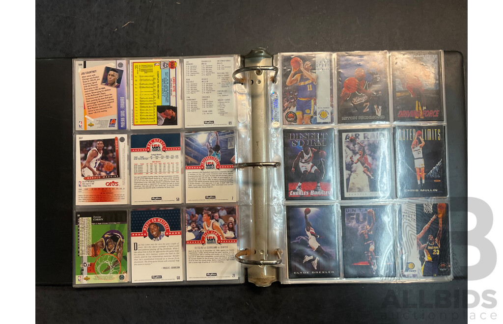 Collection of AFL Trading Cards & Basketball Trading Cards