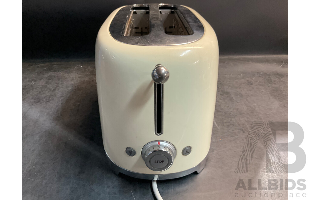 SMEG 50's Style 4 Slice Long-Slot Toaster