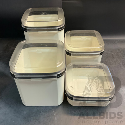 TUPPERWARE Containers Set - 1.2L / 2.6L / 4L / 5.5L