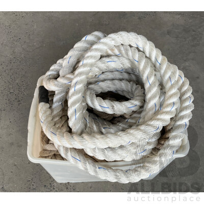 4cm Mooring Ropes - Lot of 2