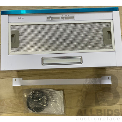 Bellini 60cm Recirculating Slide Out Rangehood BR603FRW2-F