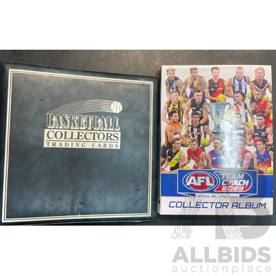 Collection of AFL Trading Cards & Basketball Trading Cards