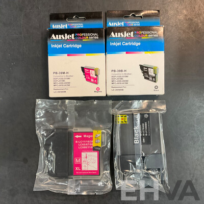 HP, AUSJET, CALIDAD Assorted Ink Cartridge - Lot of 13