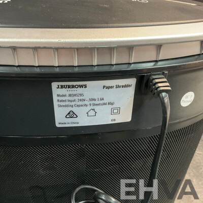 J.BURROWS JBSHS285 Paper Shredder