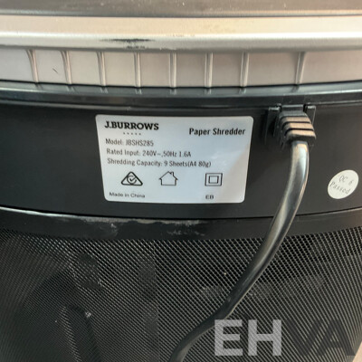 J.BURROWS JBSHS285 Paper Shredder
