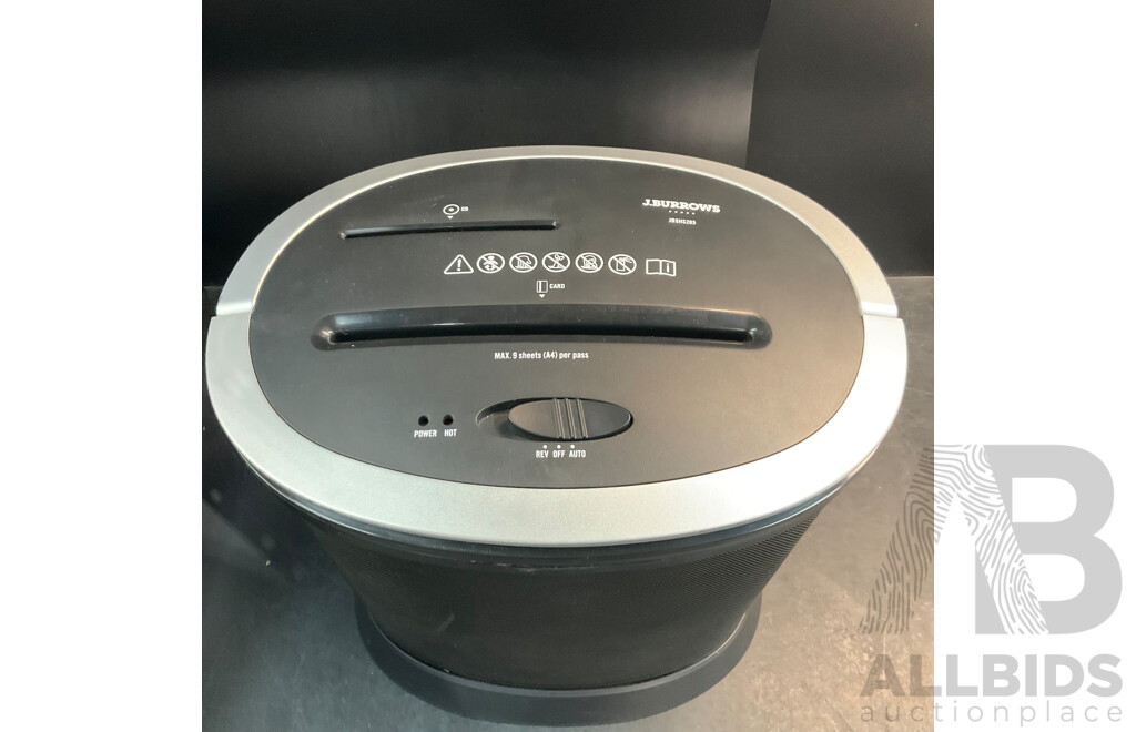 J.BURROWS JBSHS285 Paper Shredder