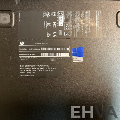 HP ProDesk 600 G3 SFF & Lenovo ThinkCentre M73 SFF  8GB RAM I5 DeskTop PC - Lot of 2