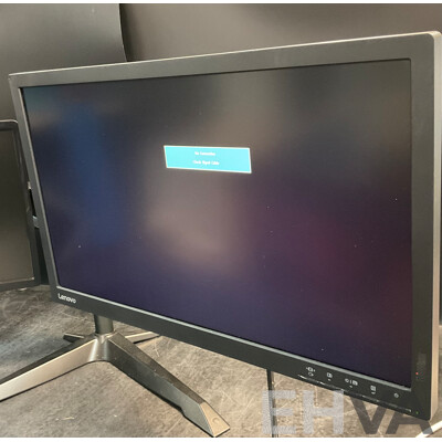 ACER S221HQL LCD Monitor & LENOVO T2224dA Monitor with Dual Desk Mount