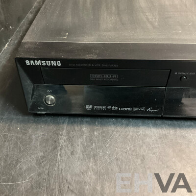 YAMAHA DVD-S1700 DVD Player & SAMSUNG DVD Recorder & VCR (DVD-VR355) - Lot of 2