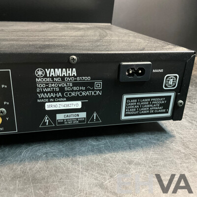YAMAHA DVD-S1700 DVD Player & SAMSUNG DVD Recorder & VCR (DVD-VR355) - Lot of 2