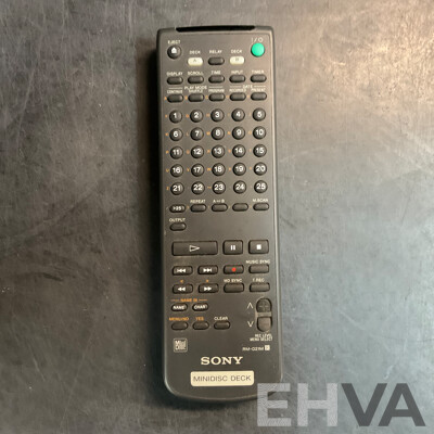 SONY MDS-W1 Minidisc Deck