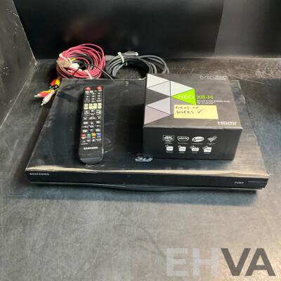 SAMSUNG BD-8500A Blu-Ray Disc Player & MINIX NEO X8 Quad Core Media Hub - Lot of 2