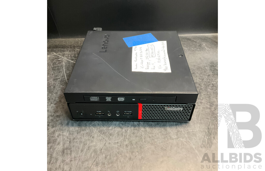 LENOVO ThinkCentre M900/M93P Tiny Desktop & Zotac Mini PC - Lot of 4
