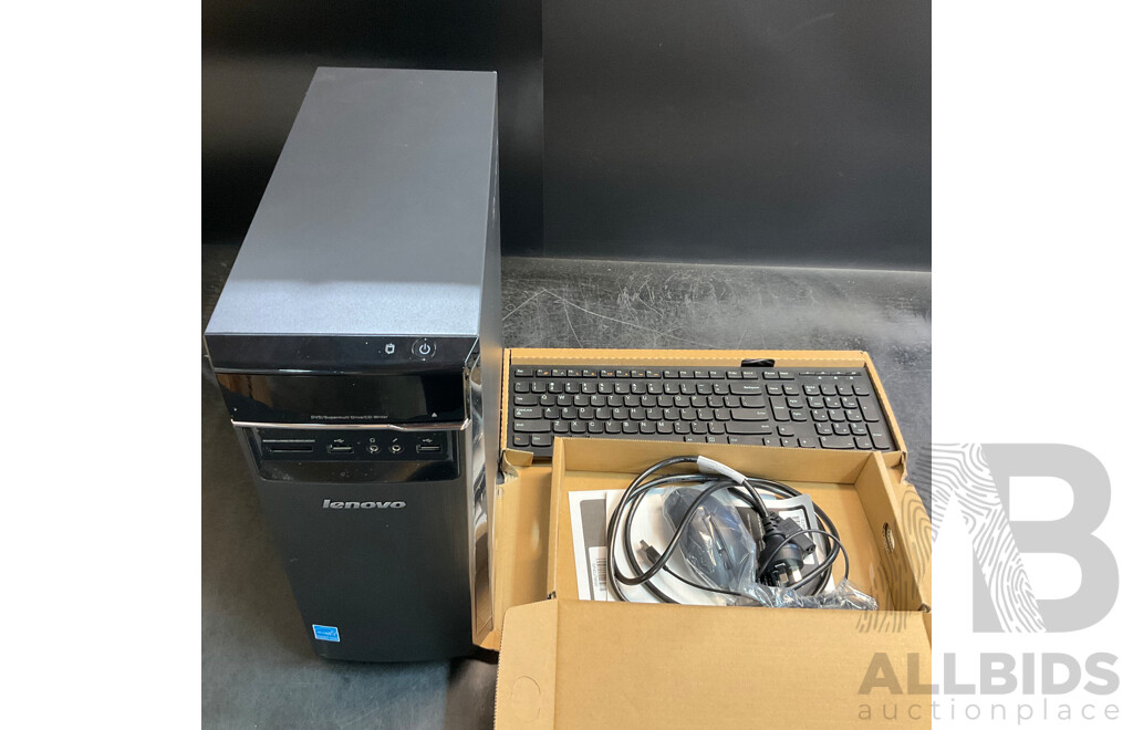 LENOVO H50-5 I3 Tower Desktop Computer(come with Mouse & Keyboard)  & LENOVO ThinkCentre M83 Desktop - Lot of 2