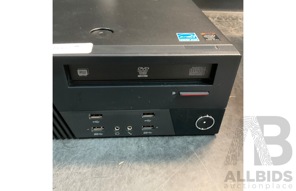 LENOVO H50-5 I3 Tower Desktop Computer(come with Mouse & Keyboard)  & LENOVO ThinkCentre M83 Desktop - Lot of 2