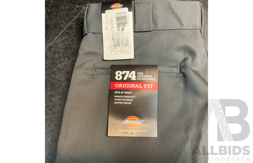 DICKIES,WRANGLER,NAUTICA & Assorted Mens Pants/Jeans/Jacket and More - Lot of 12