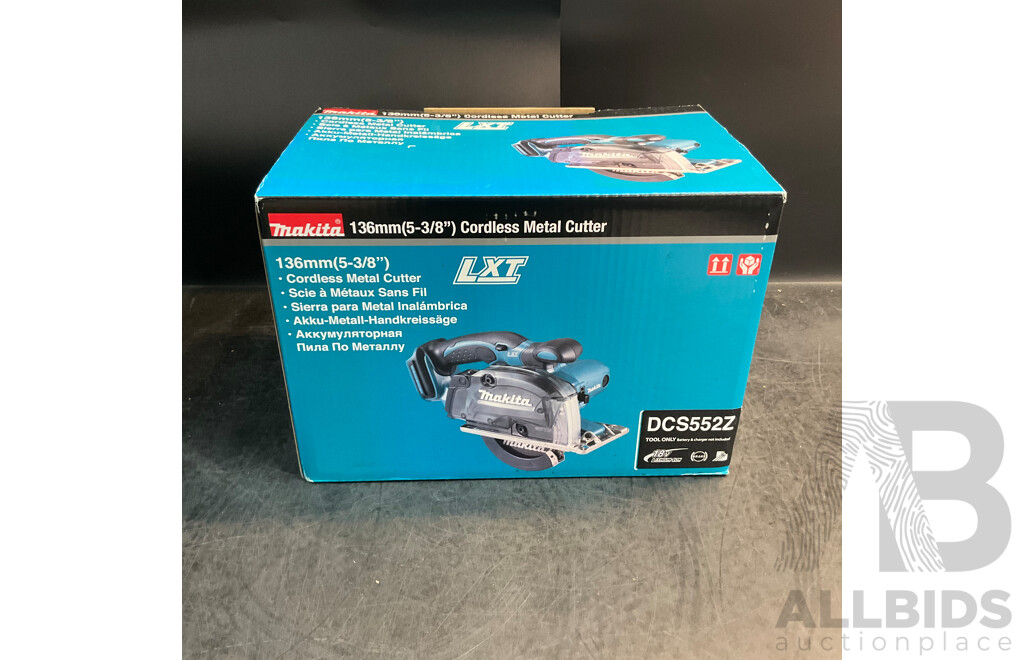 MAKITA 136mm (5-3/8'') Metal Cutter - Skin Only - ORP $419.00