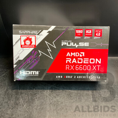SAPPHIRE Pulse AMD Radeon RX 6600 XT 8GB Graphics Card - ORP $299.00