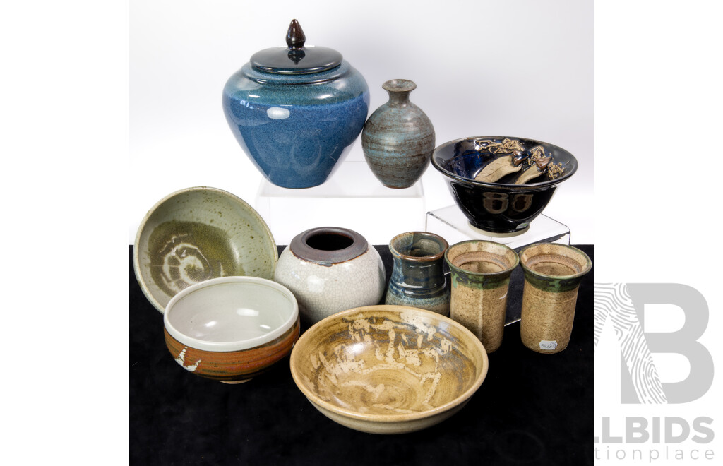 Collection of Ten Australian Pottery Pieces