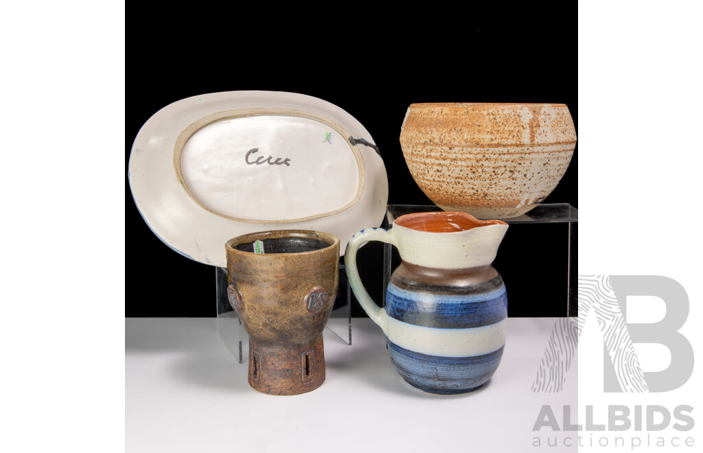 4 Australian Pottery Items