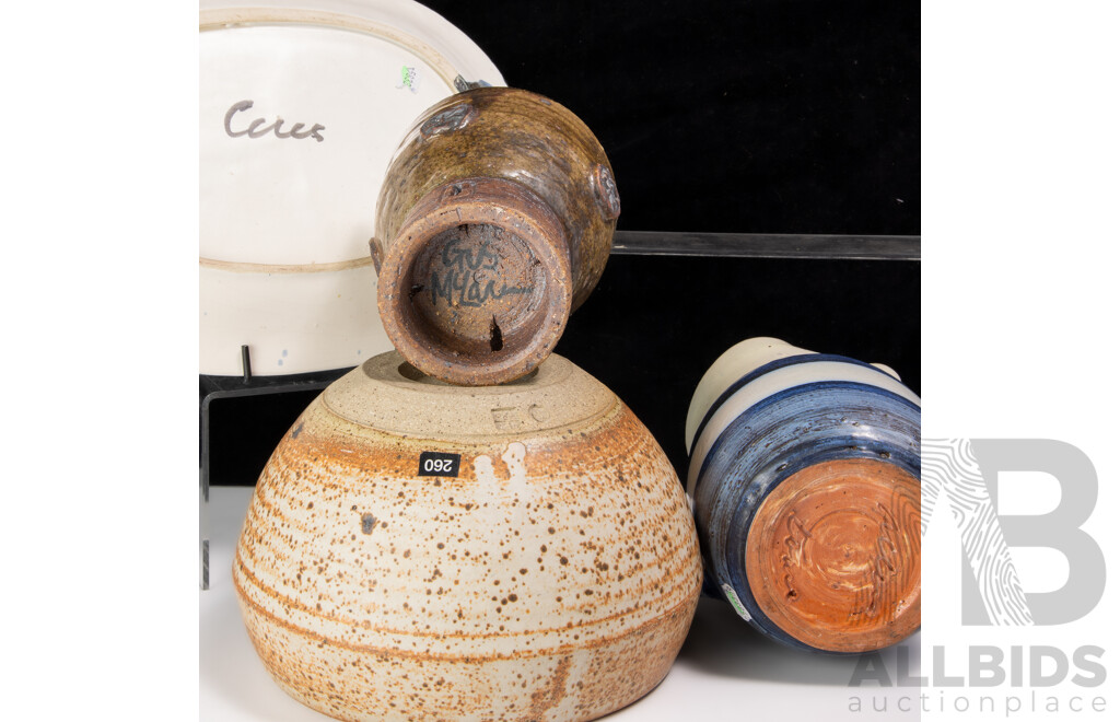 4 Australian Pottery Items