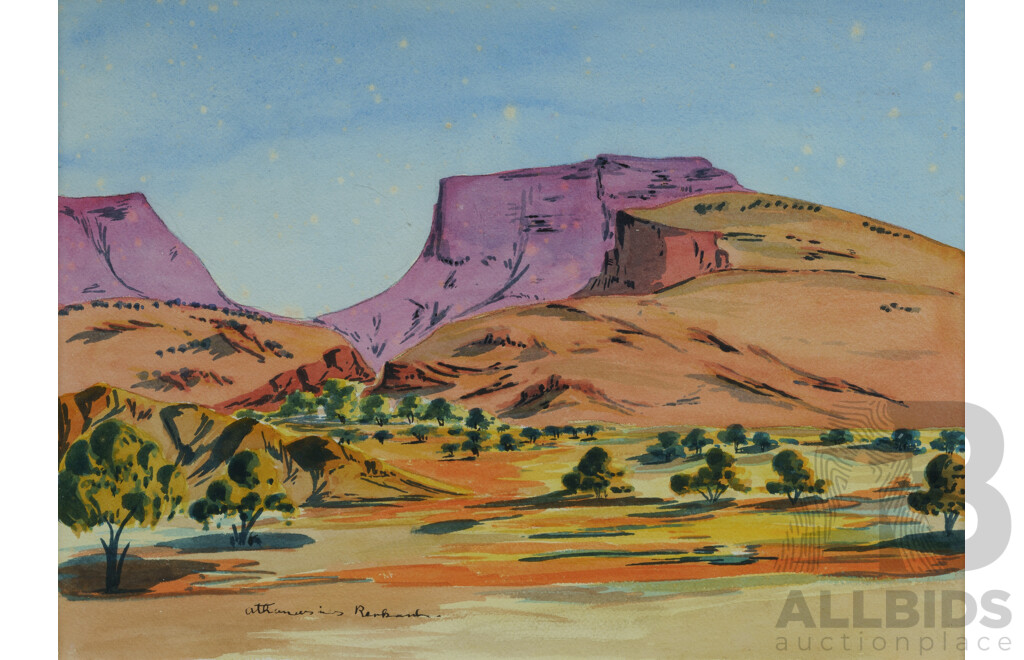 Renkaraka, Athanasius Titus (1944-1989) Central Australian Landscape