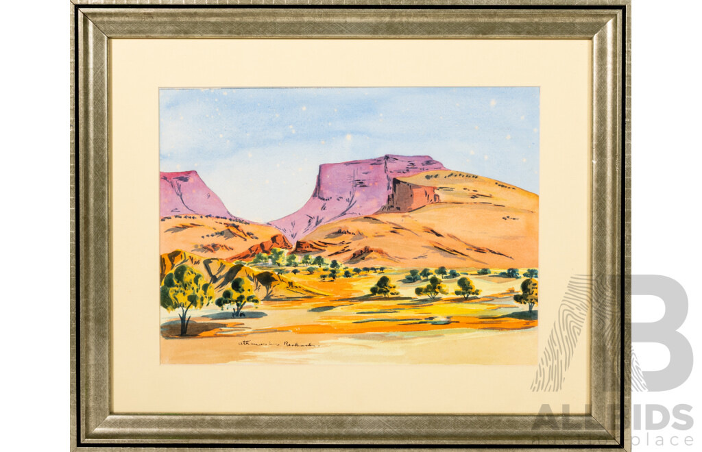 Renkaraka, Athanasius Titus (1944-1989) Central Australian Landscape