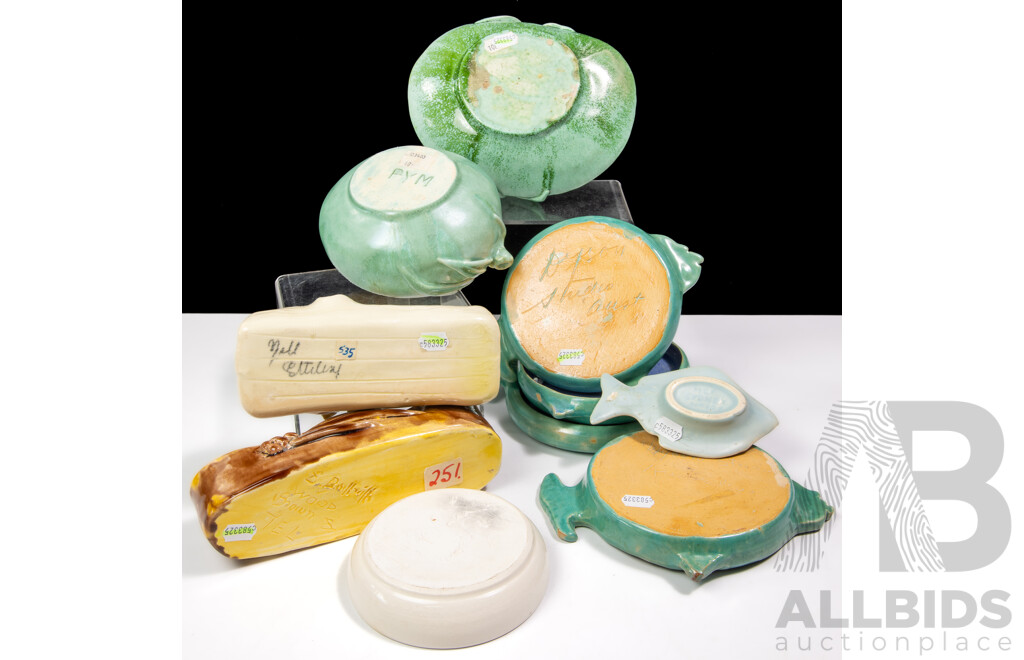 Collection of Ten Australian Pottery Pieces