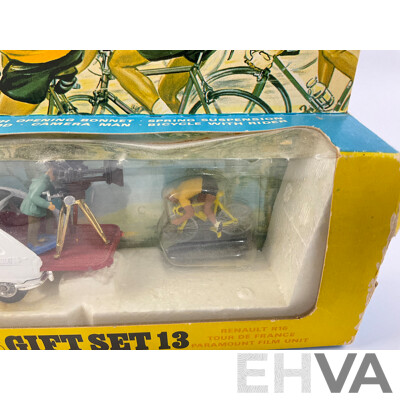 Vintage Boxed Corgi Toys Gift Set 13, Renault R16 Tour De France Paramount Film Unit