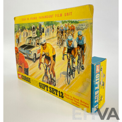 Vintage Boxed Corgi Toys Gift Set 13, Renault R16 Tour De France Paramount Film Unit