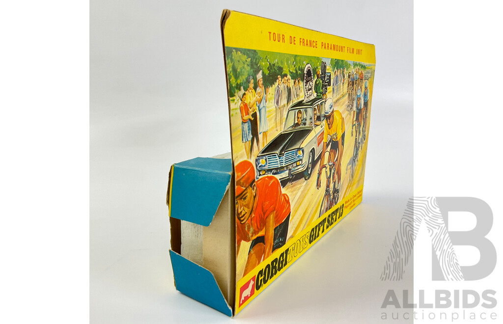 Vintage Boxed Corgi Toys Gift Set 13, Renault R16 Tour De France Paramount Film Unit