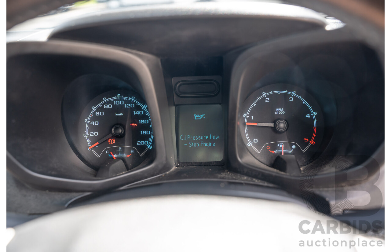 8/2013 Holden Colorado LX (4x4) RG Crew C/Chas Royal Grey Metallic Turbo Diesel 2.8L