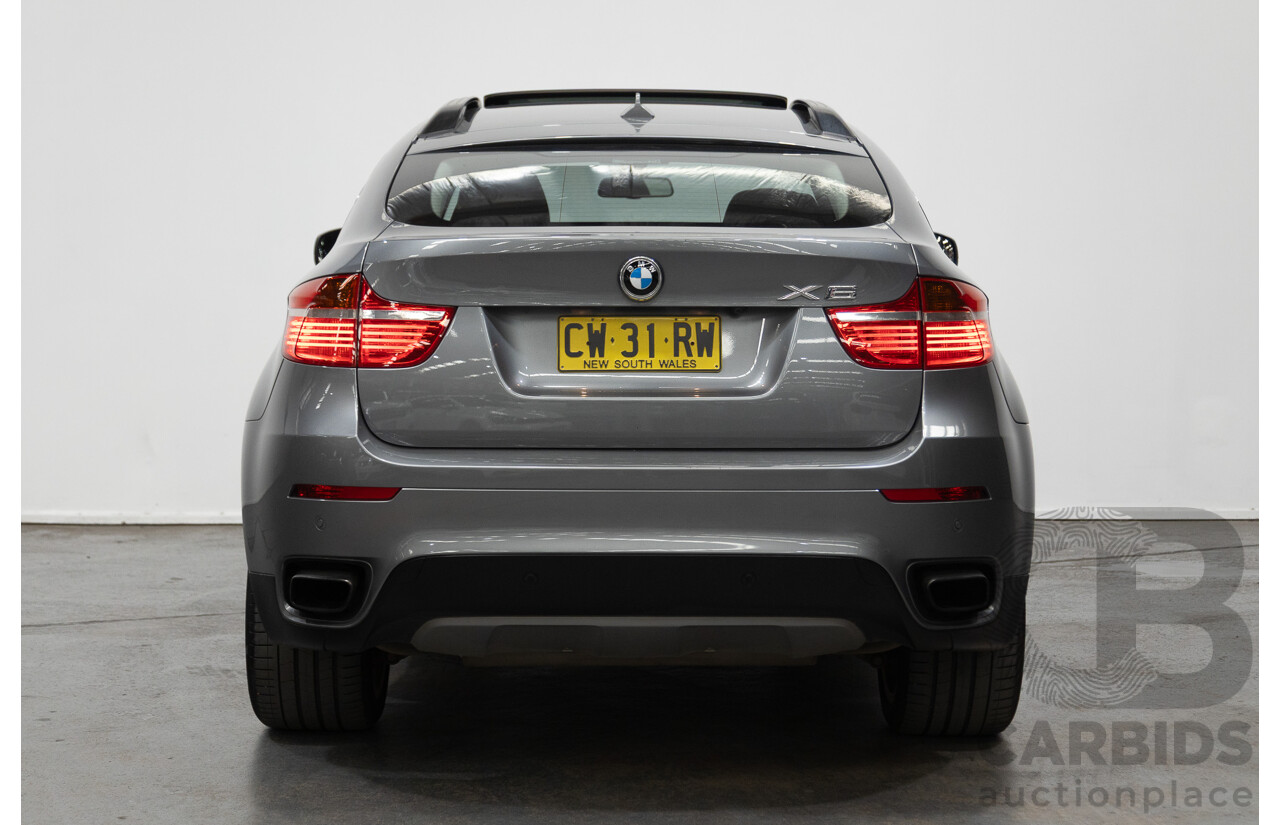 9/2011 BMW X6 Xdrive 50i (AWD) E71 MY11 4d Coupe Space Grey Metallic Twin Turbo V8 4.4L