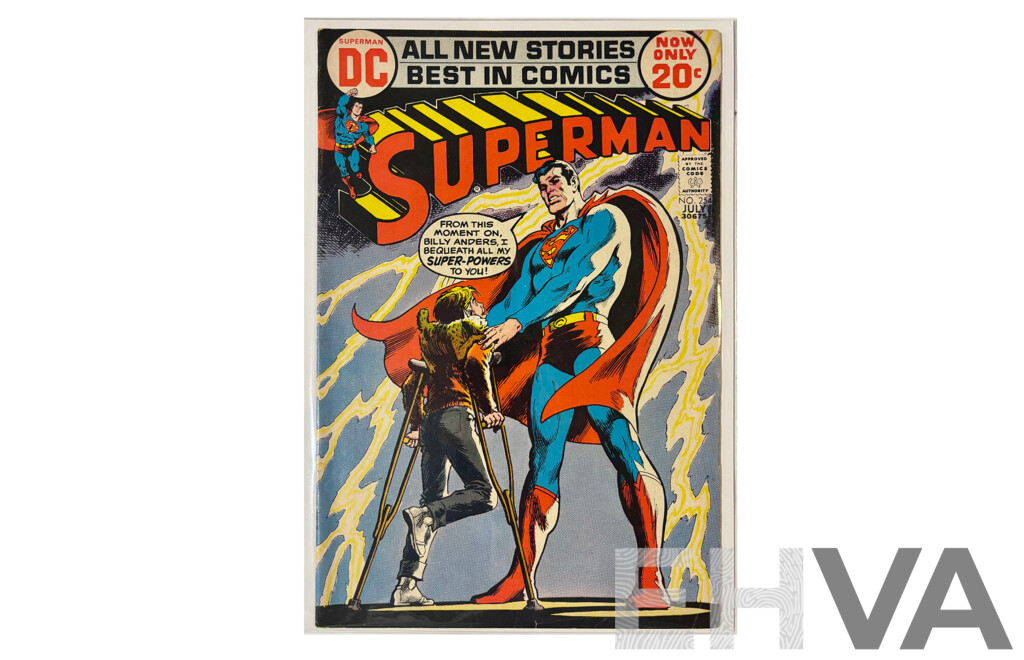 Superman #254 (1972) – Bronze Age DC Classic - The Kid Who Stole Superman's Powers